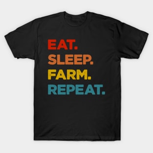 Eat Sleep Farm Repeat T-Shirt